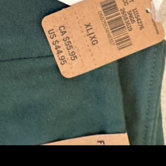 PINK Victoria's Secret XL NWT Satin Green with Gold Stripe - Picture 9 of 10